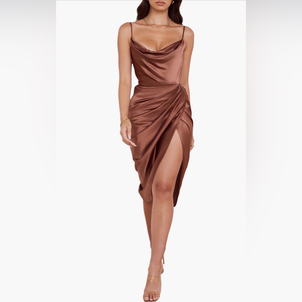 House of CB Satin Dress (Worn 1x - like new!)